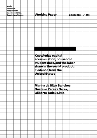 WP 35 - Knowledge capital
accumulation, household
student debt, and the labor
share in the social product:
Evidence from the
United States